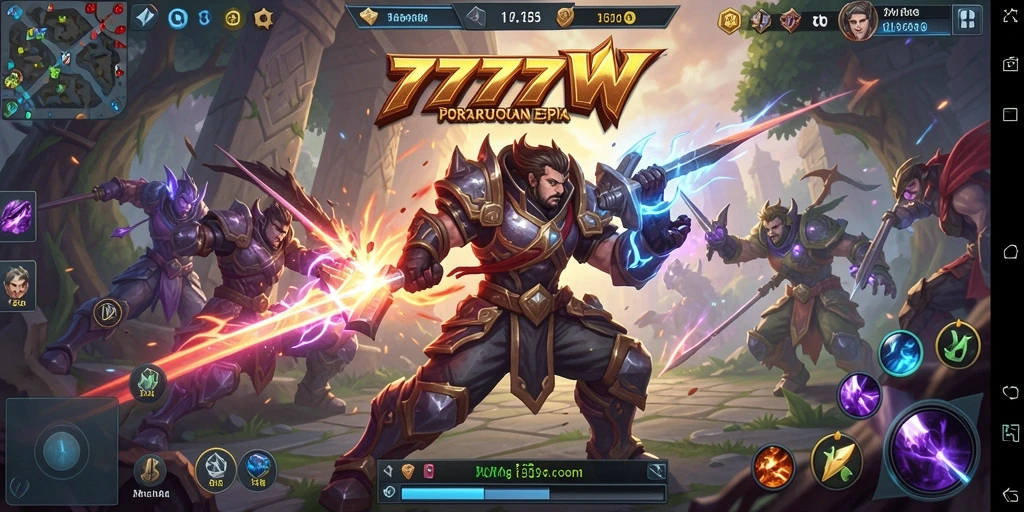 Gameplay MOBA yang mendebarkan dan penuh strategi.