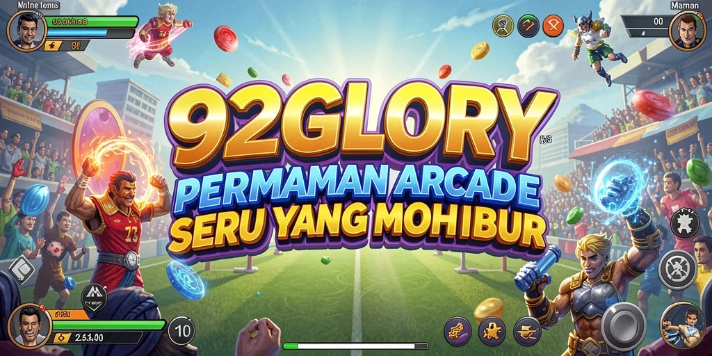 Tampilan dinamis gameplay seru di 92GLORY.