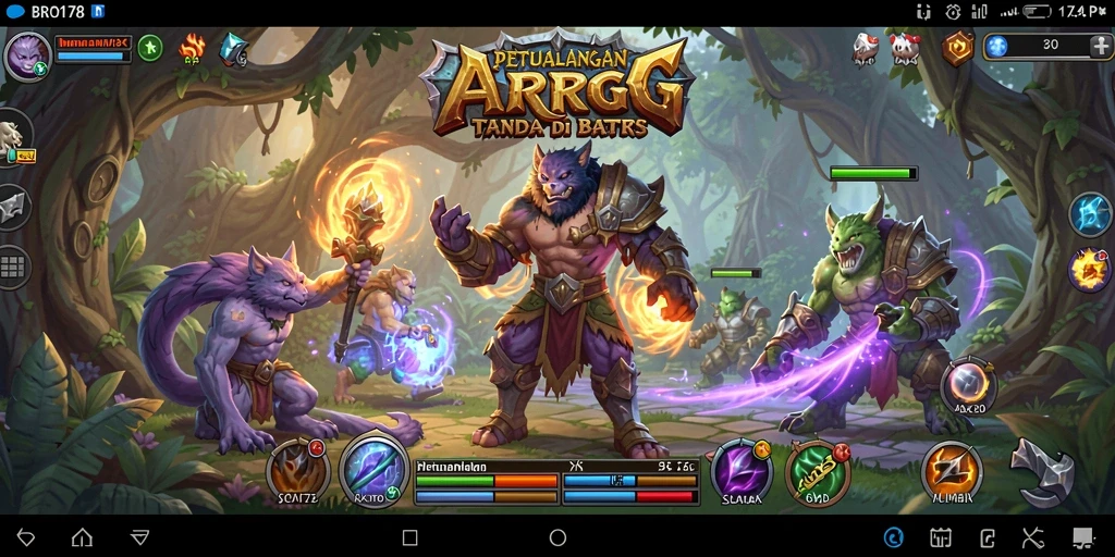 Tampilan seru dari pertarungan epik dalam BRO178.