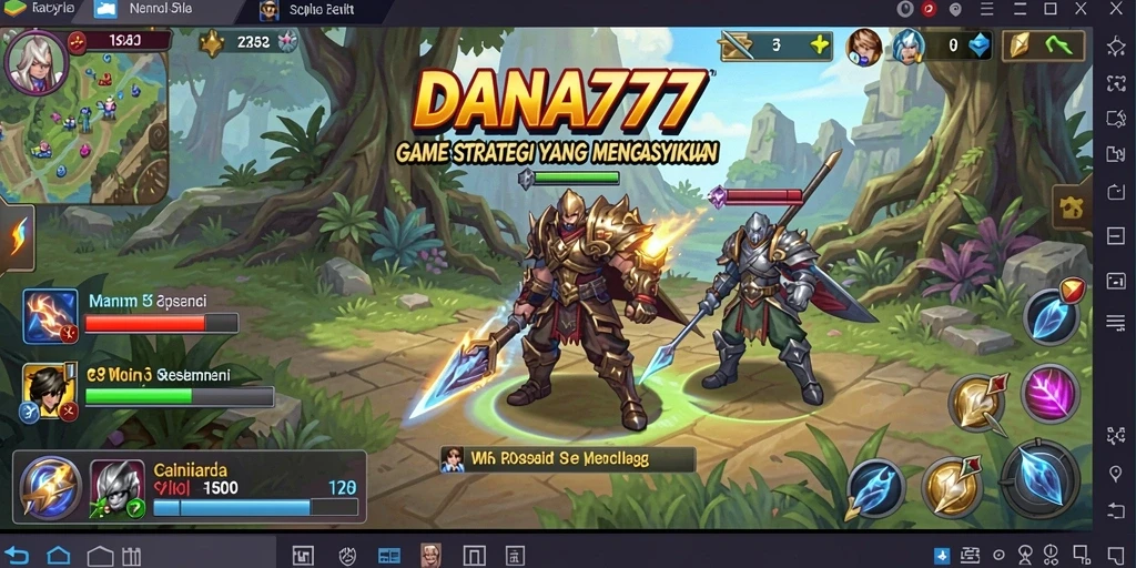 Tampilan gameplay DANA777 yang menegangkan dan strategis.