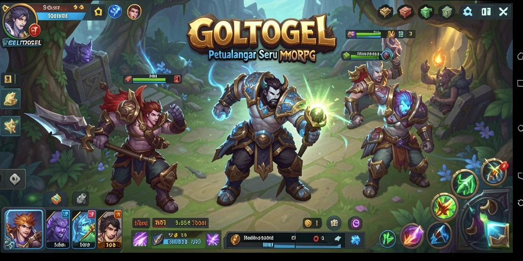 Tampilan gameplay seru dalam GOLTOGEL yang memukau.