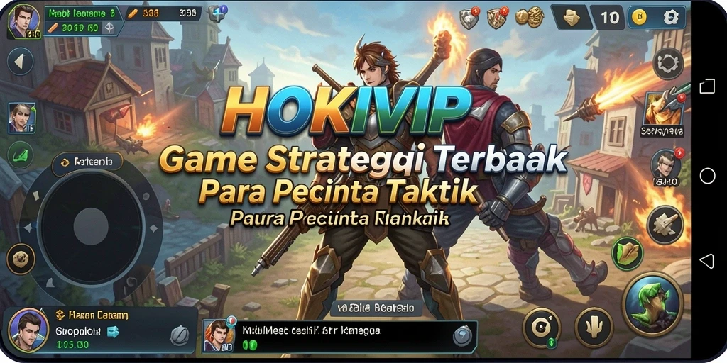 Tampilan gameplay strategis yang mendebarkan di HOKIVIP.