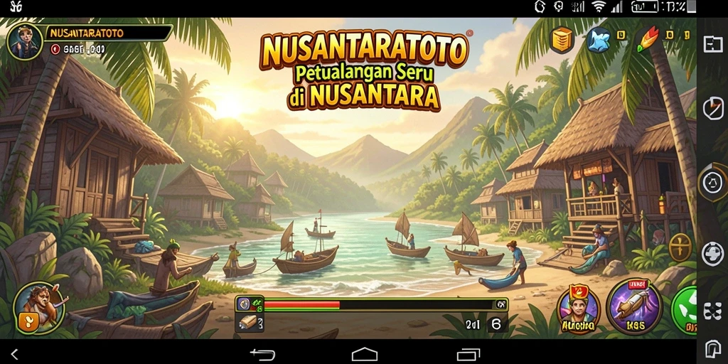 Tampilan gameplay NUSANTARATOTO yang penuh petualangan.
