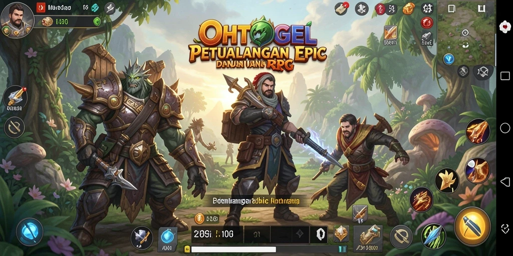 Tampilan gameplay seru OHTOGEL menunjukkan pertarungan yang mendebarkan.