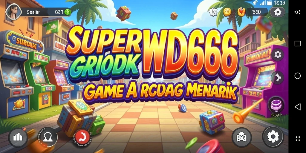Tangkapan layar menunjukkan gameplay menarik dari SUPERWD666.